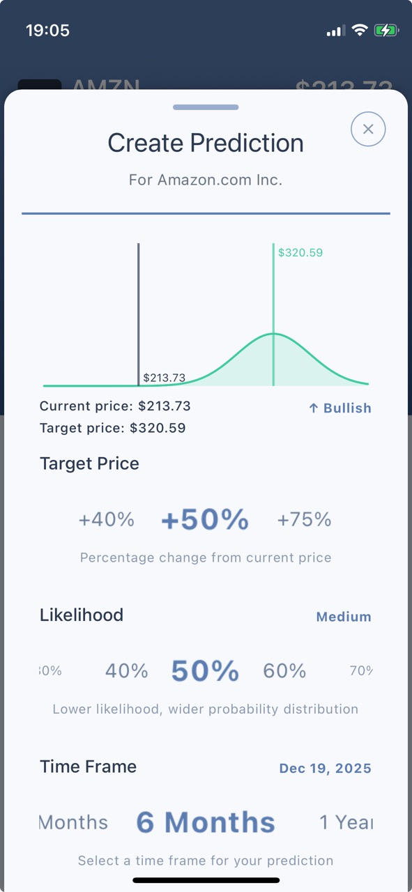 Track Your Predictions Screenshot